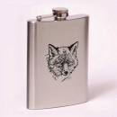Classic 8oz flask fox