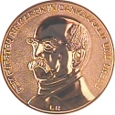 bronzuotas medalis